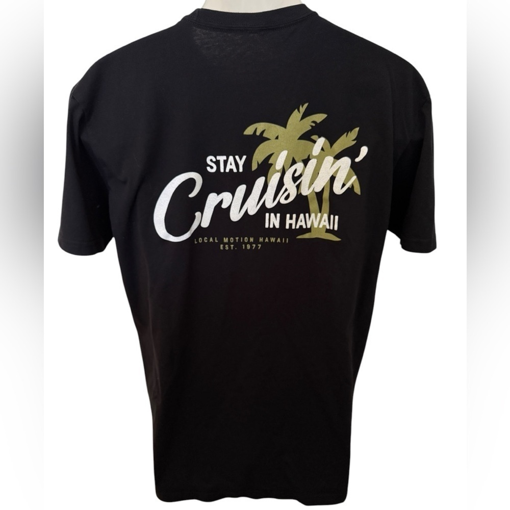 LOCAL MOTION Hawaii Stay Cruisin’ Tee Shirt Men XL